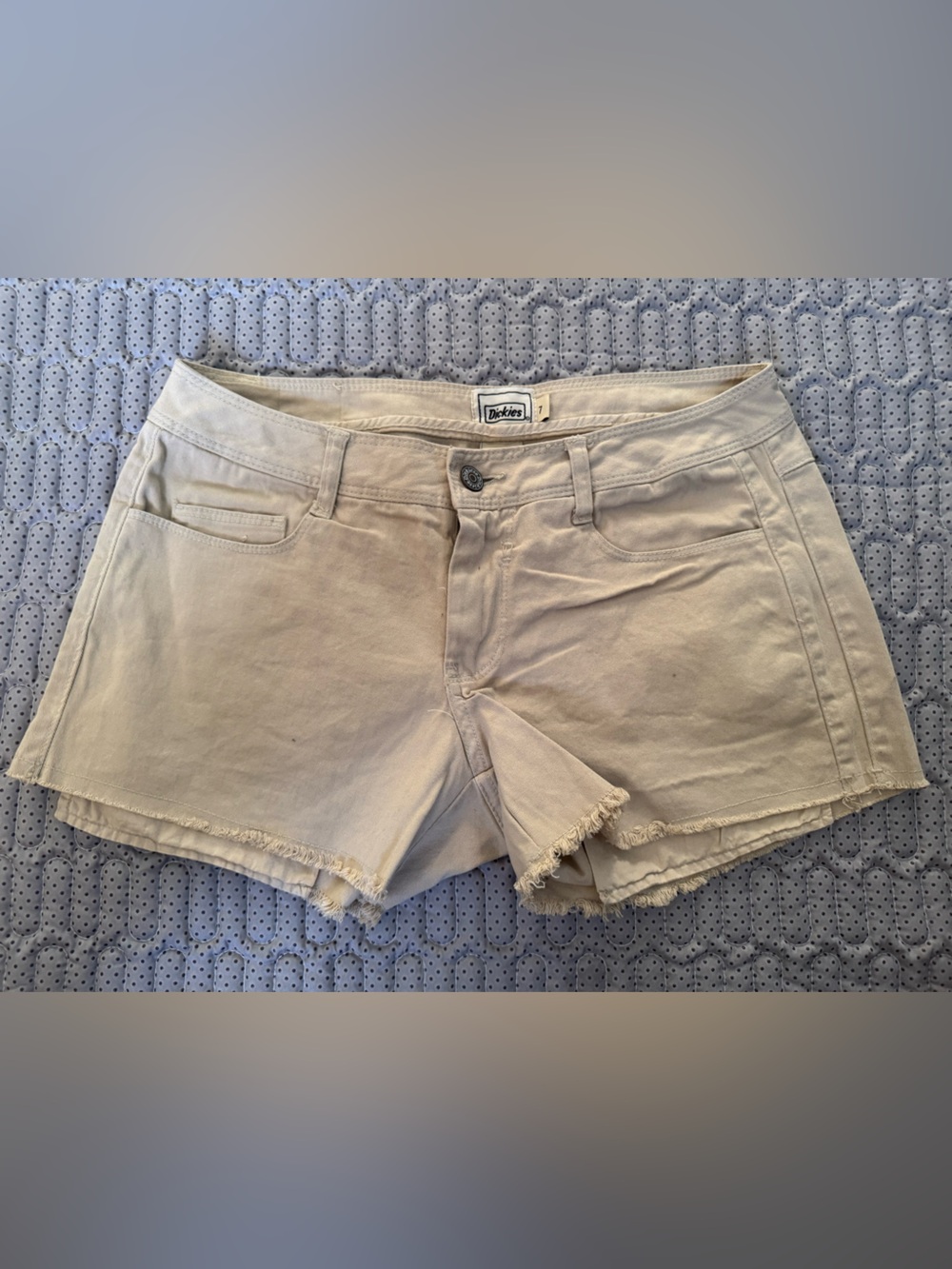Y2K style Dickies Light Beige Cotton Shorts